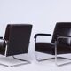 Bauhaus Leather Armchairs from Hynek Gottwald, Czech, 1930s, Set of 2