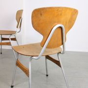 Mid-century plywood chairs by niko kralj, set of 2