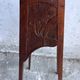 Sculpted wooden plant stand in Art Nouveau style, circa 1910.