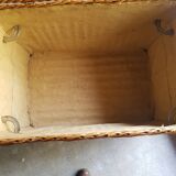 Vintage wicker trunk