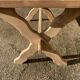 Table de ferme en chêne aéro gommée
