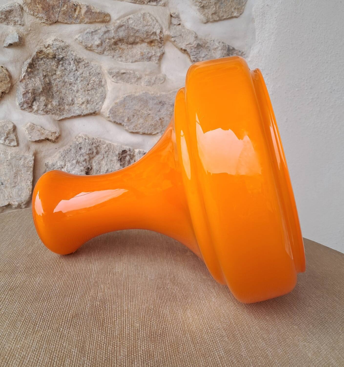 Vintage orange lampshade