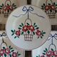 5 antique Longchamp dinner plates