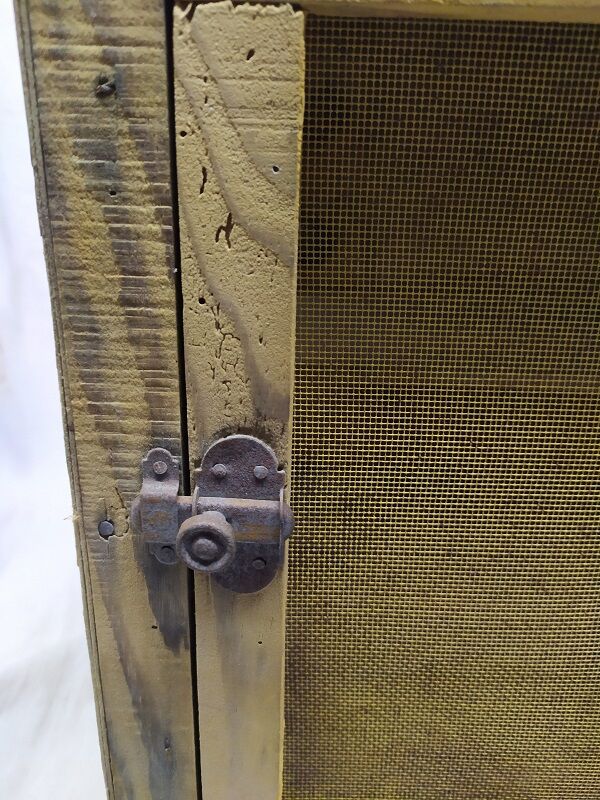 Garde manger en bois ancien Vintage