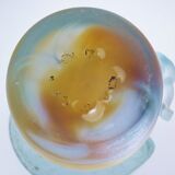 Pitcher vase in blown glass paste, free form, design of the twentieth century