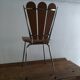 Petal back chair