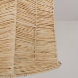 Suspension Gaby in Braided Raffia – 40×50 cm – Handmade in Morocco