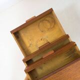 Søborg Møbler ‘model 130’ teak & beech writing desk by Børge Mogensen