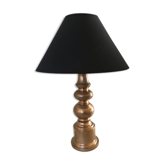 Wooden lamp dore annee 70/80