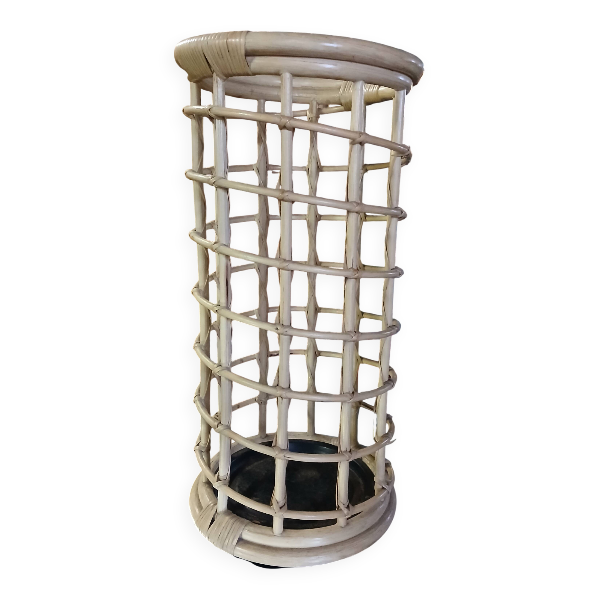 Rattan umbrella stand