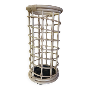 Porte-parapluie en rotin