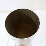 Steel and faux leather Cylinder Umbrella Stand - 1970s