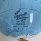 Vintage 1960 terrestrial globe Taride golden metal tripod - 28 cm