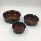 Set of 3 vintage serving dishes