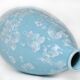 Turquoise blue porcelain vase