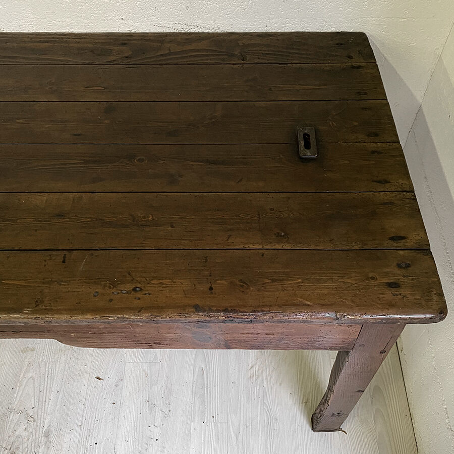 Large 19th century farm table