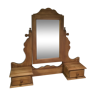 Miroir à poser bois avec tiroirs