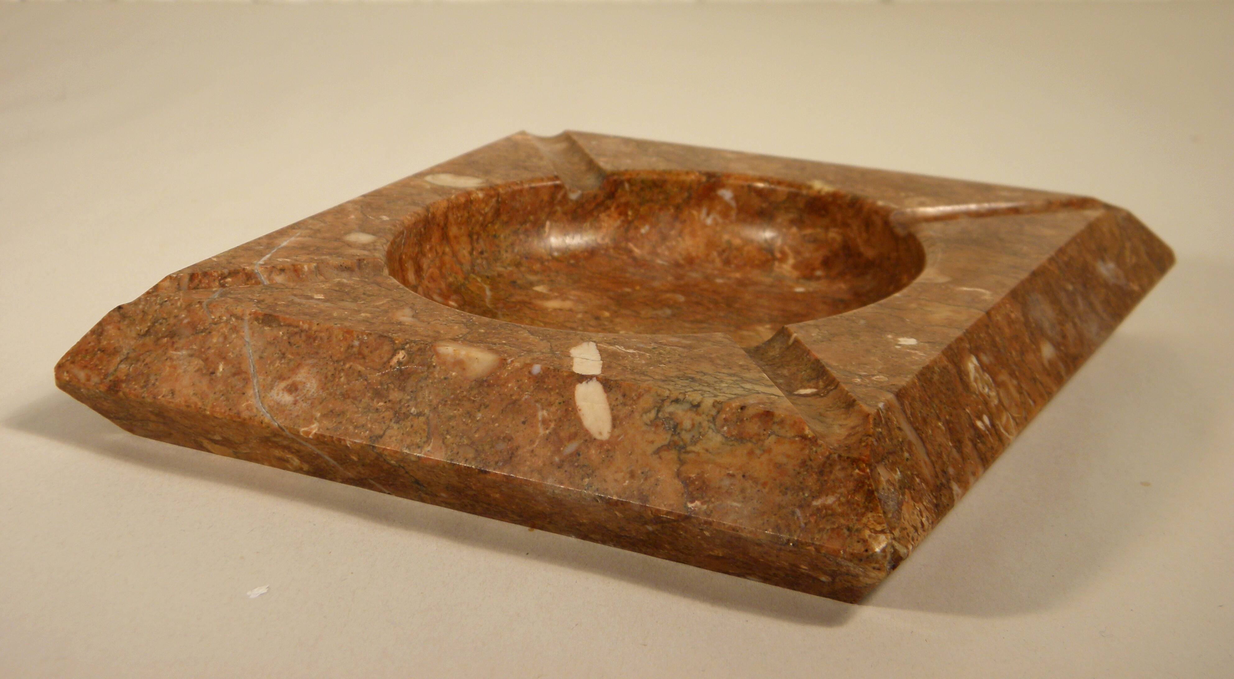 50s marble ashtray