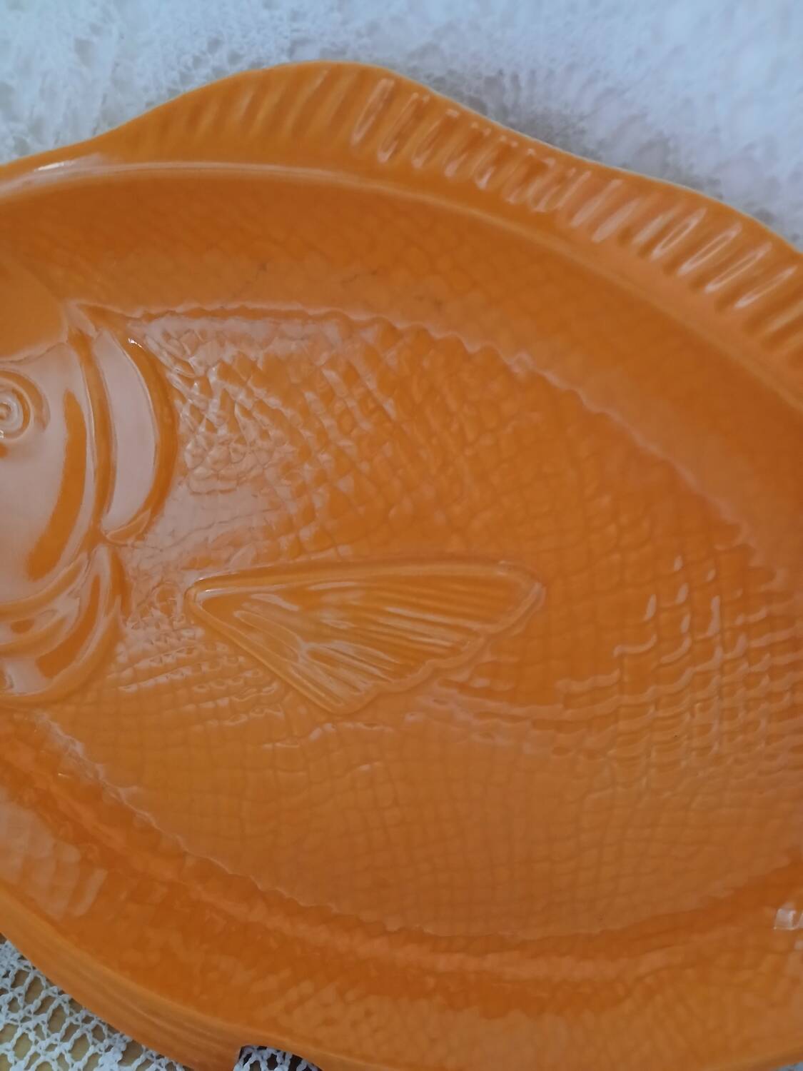 Large platter of fish barbotine