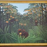 Painting "Monkeys in the jungle"