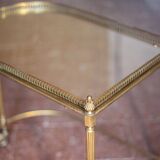 Vintage sideboard, living room furniture, nesting side tables, accent furniture.