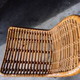 Rattan bar stool