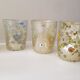 Set of 6 murano glasses acqua "goto" "murrisa" in murano glass unique piece