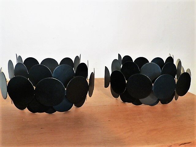 Pair of sconces, Doria Leuchten, 1960s