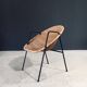 Mid-Century Modern Rattan Armchairs, France, 1950s, Set of 2