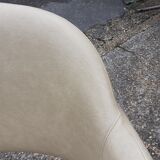 Pair of vintage swivel armchairs design xxeme