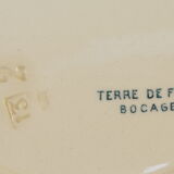 Round earthenware dish terre de fer bocage nº2