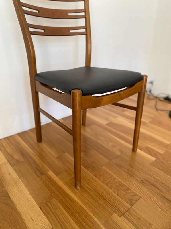 Lot de 4 chaises scandinaves de farstrup