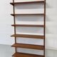 Kai Kristiansen Teak Shelving System, Felballes Møbler. Set of 8.