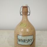 Bouteille en grès "whisky"