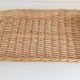 French Provence Large Wicker Basket Tray, Handwoven in France, Late 20th-C