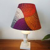 Alabaster lamp and Wax lampshade