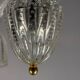 Colourless Venetian glass lustre from Murano circa 1930