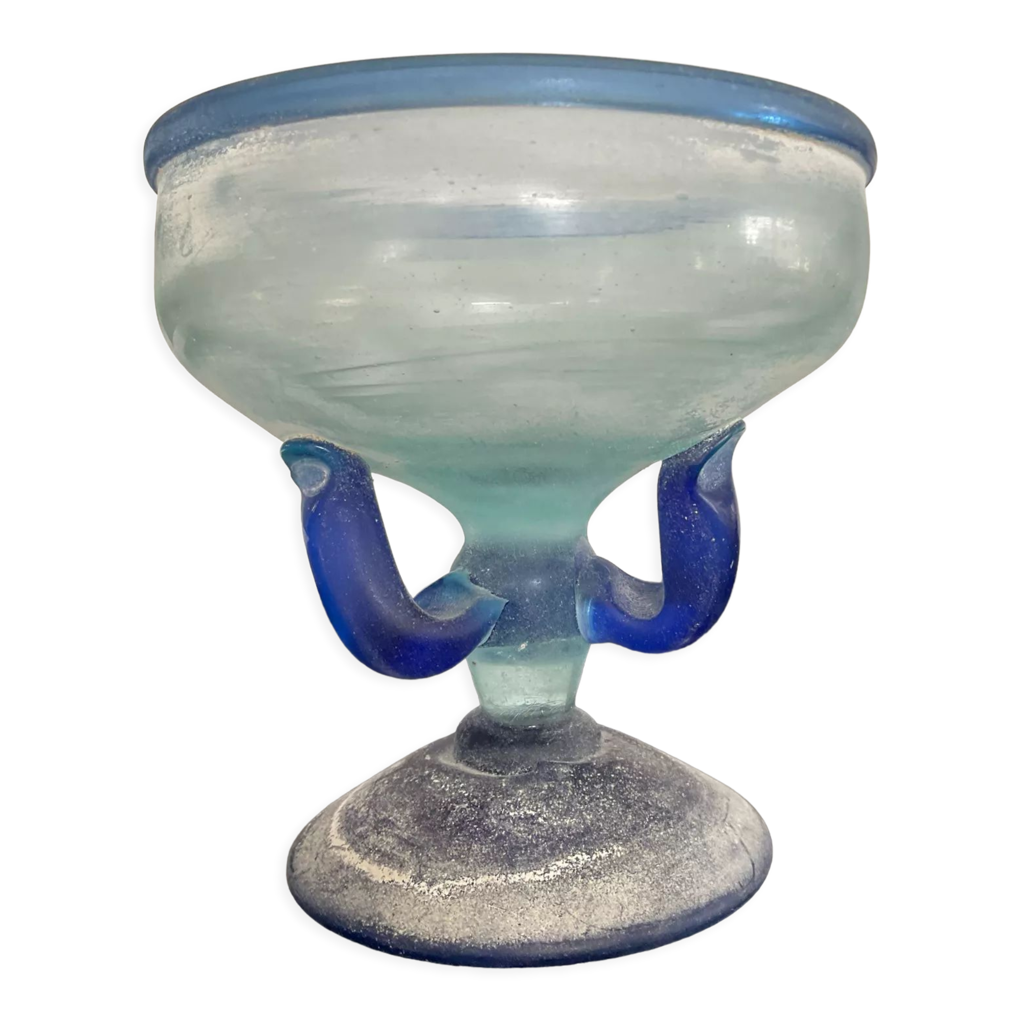 Empty pocket "Scovo" stand cup in Murano glass
