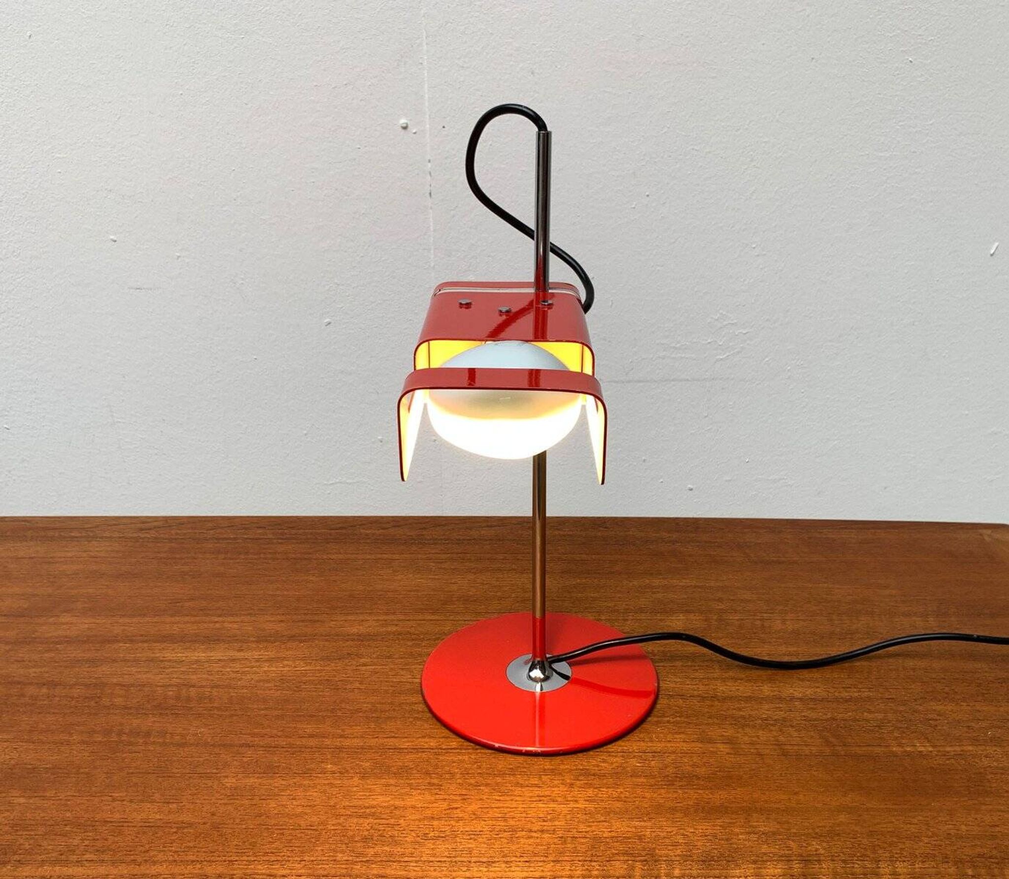 Mid-Century Italian Spider 291 Table Lamp by Joe Colombo for Oluce, 1960s