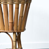 Bamboo/rattan plant holder