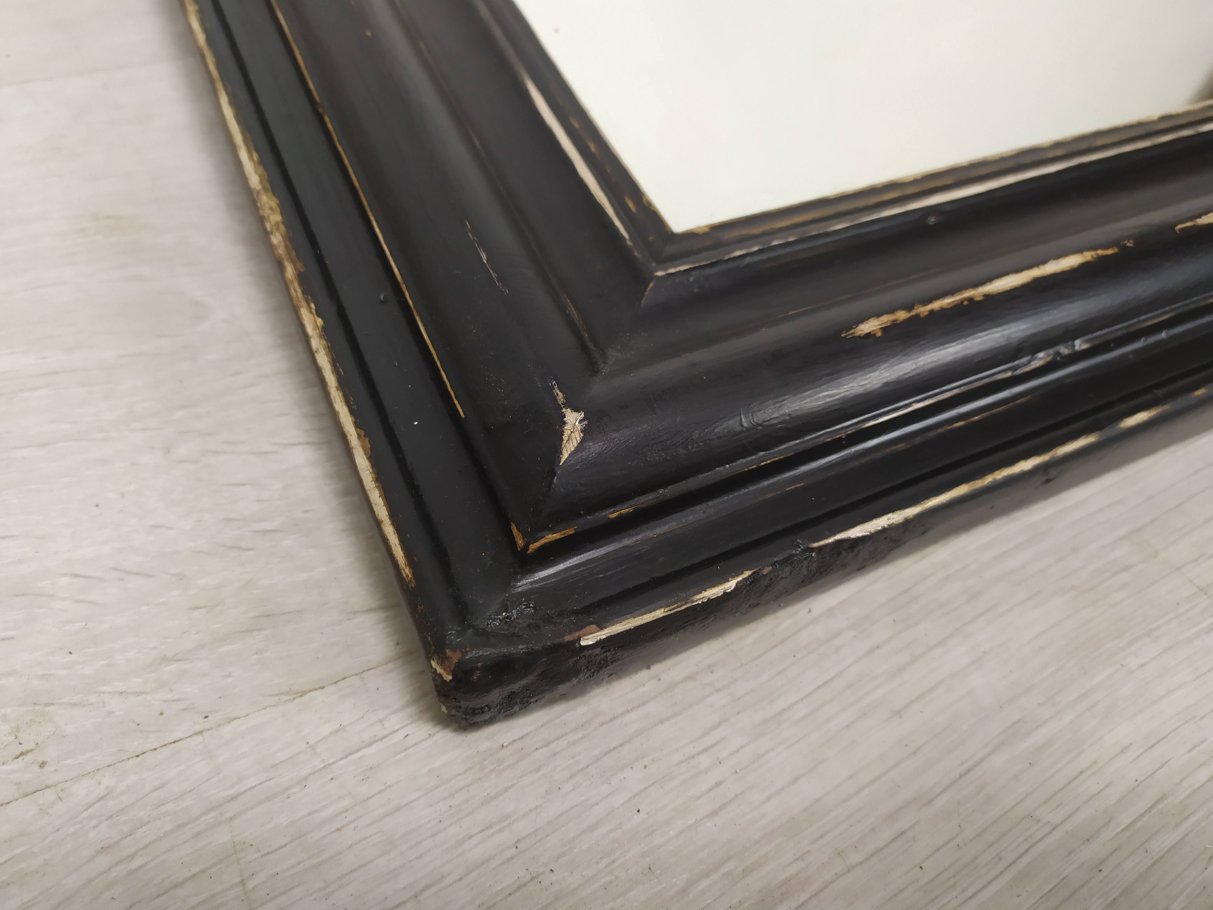 Black Louis Philippe mirror 68x95cm