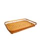 1960s Woven Bananaleaf & Rattan Serving Tray