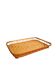 1960s Woven Bananaleaf & Rattan Serving Tray