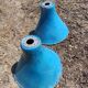 1950s metal light lampshades