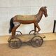 Very old pulling horse popular art