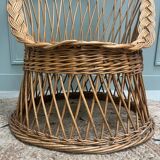 Rattan armchair for children