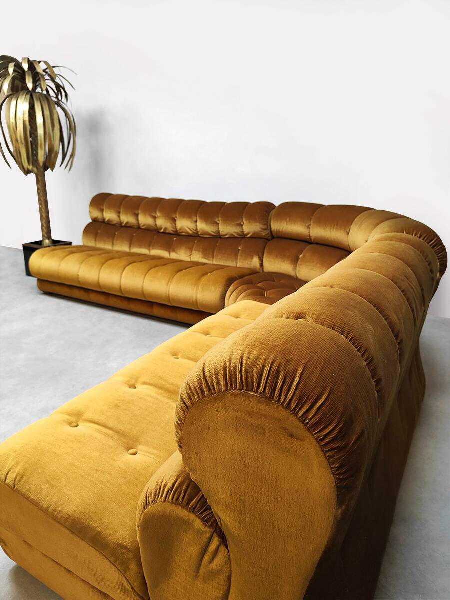 Midcentury modular sofa vintage 'Golden hour'
