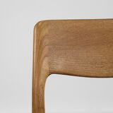 Vintage danish modern dinning teak chair by Juul Kristensen for JK Denmark, 1960s