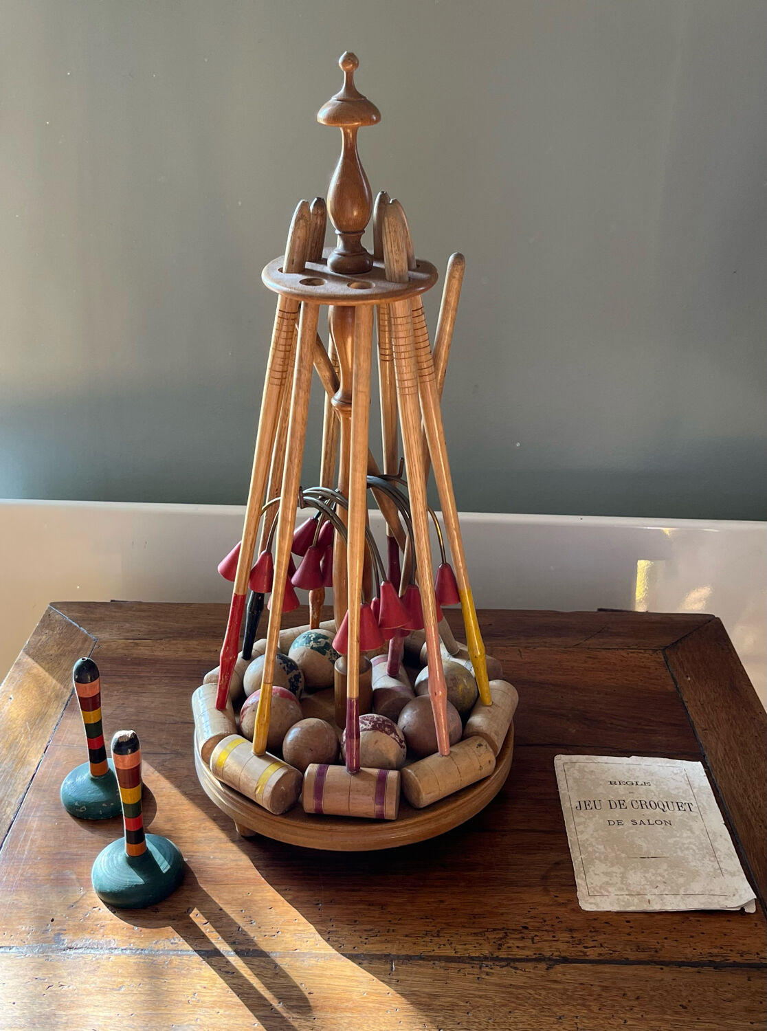 Jeu croquet de salon