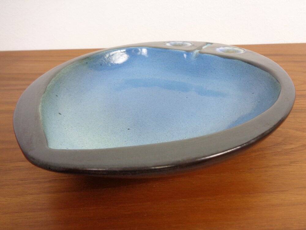 Studio ceramic bowl by Keramag Keralith, Czech Republic, 1960s